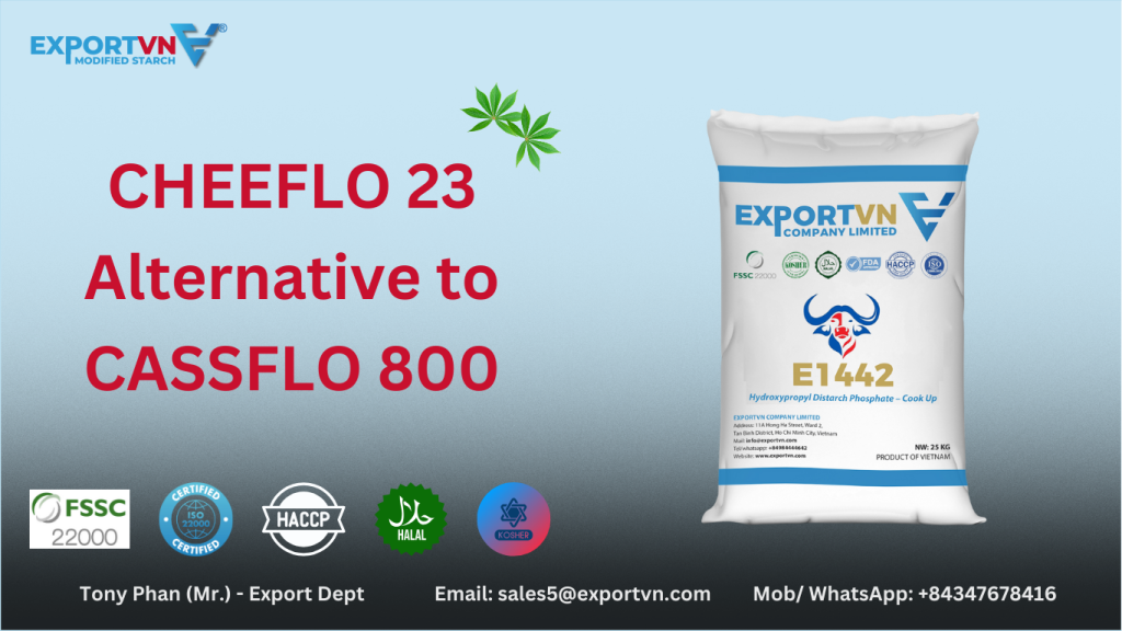 Modified Tapioca Starch Alternative to CASSFLO 800