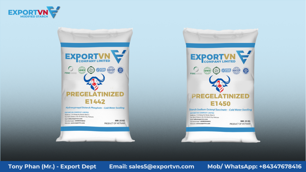 E1442 Pregelatinized & E1450 Pregelatinized