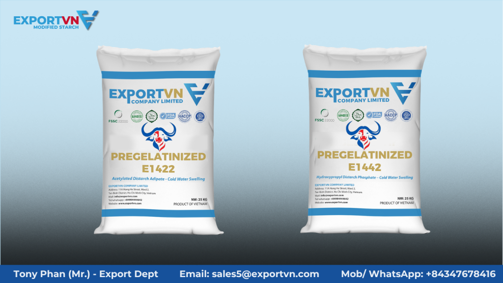Pregelatinized E1422 & Pregelatinized E1442