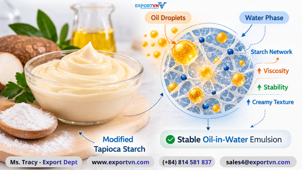 Modified Tapioca Starch in Mayonnaise: Production Formula and Texture Improvement