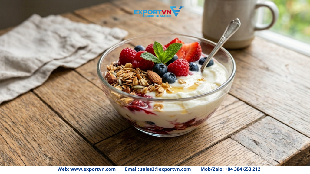 Modified Tapioca Starch for Yogurt: Enhancing Texture and Stability