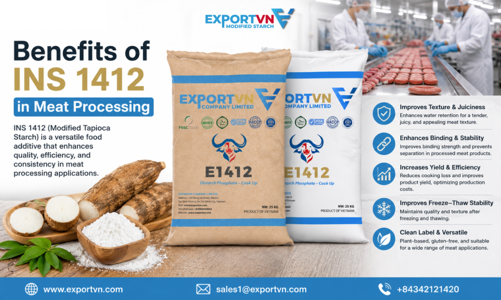 Benefits of INS 1412 in Meat Processing