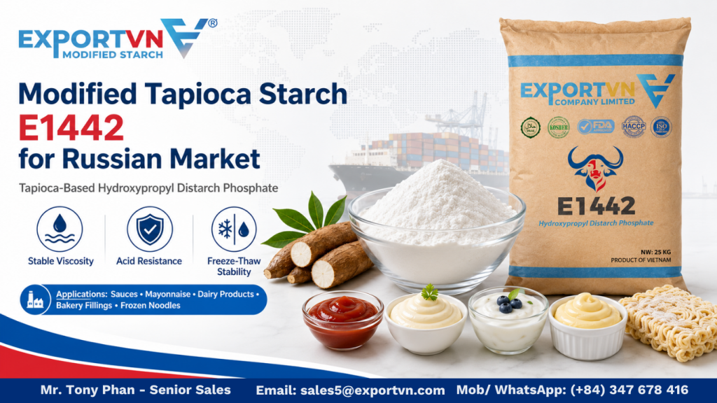 Modified Tapioca Starch E1442 for Russian Market