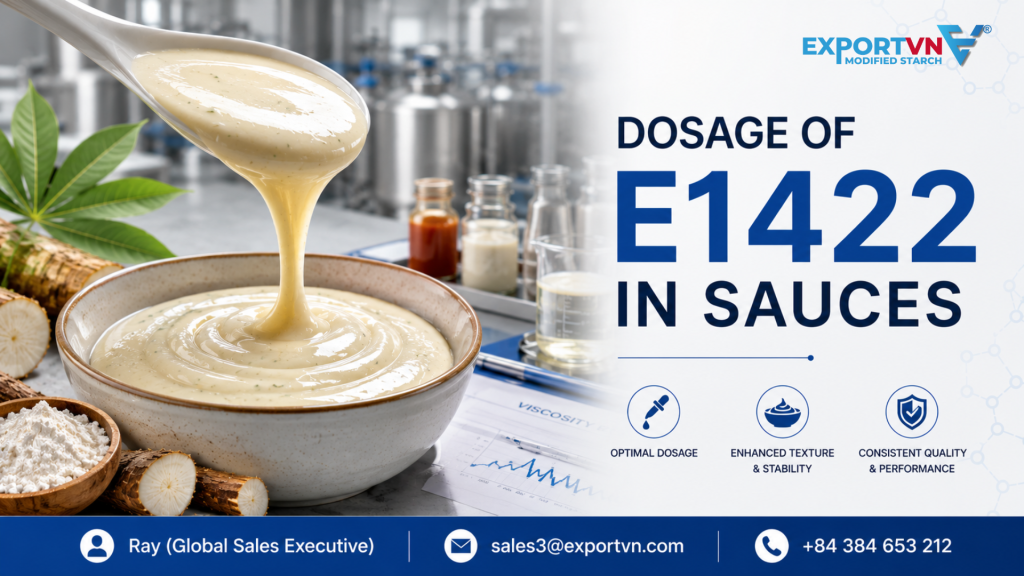DOSAGE OF INS 1422 IN SAUCES