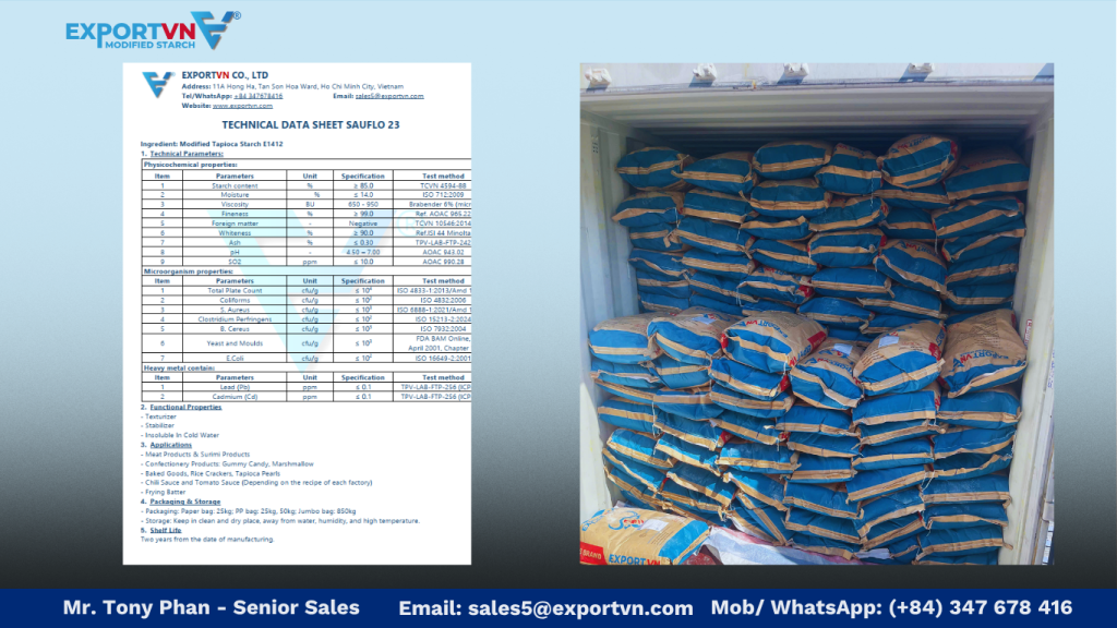 Specification Distarch Phosphate (INS 1412)