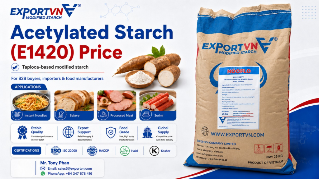 Acetylated Starch (E1420) Price