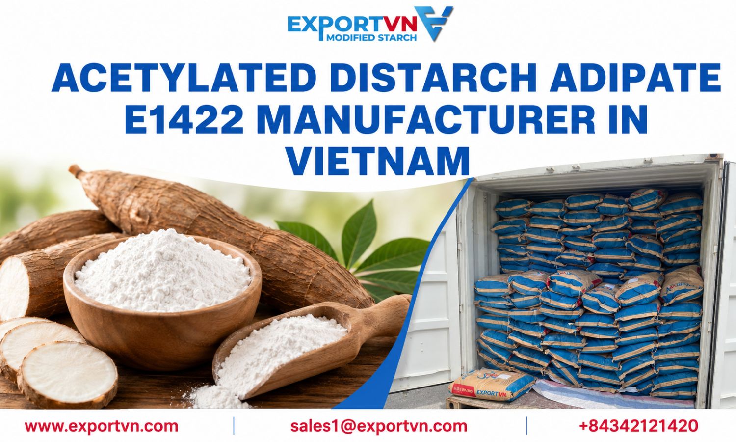 Acetylated Distarch Adipate E1422 Manufacturer in Vietnam