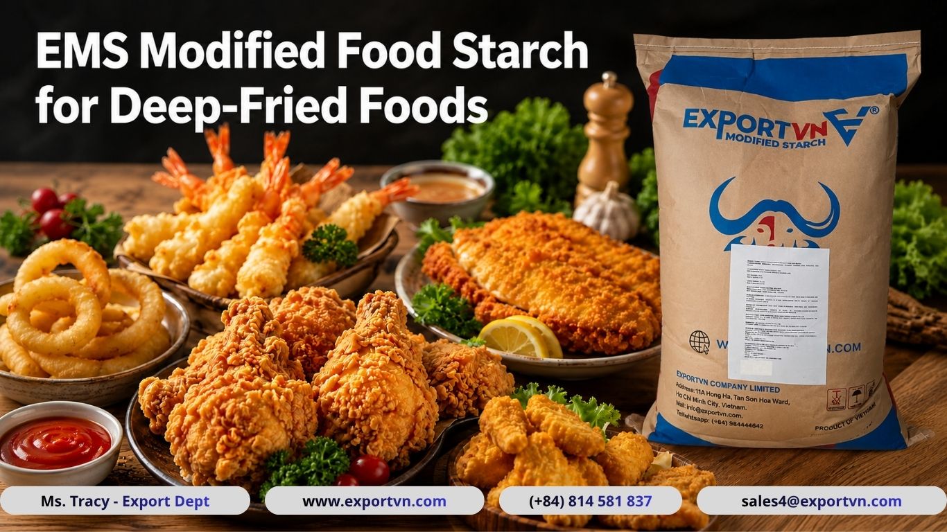 EMS Modified Food Starch for Deep-Fried Foods