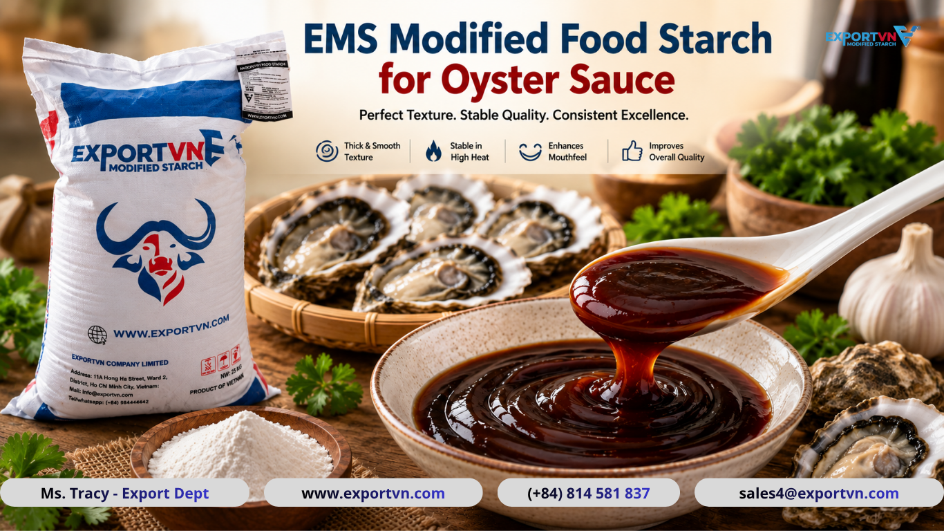 EMS Modified Food Starch for Oyster Sauce