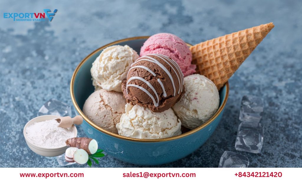 Ice Cream application of Modified Tapioca Starch