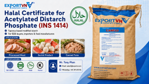 Halal Certificate for Acetylated Distarch Phosphate (INS 1414)