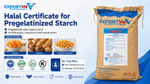 Halal Certificate for Pregelatinized Starch