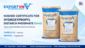 Kosher Certificate for Hydroxypropyl Distarch Phosphate (E1442)