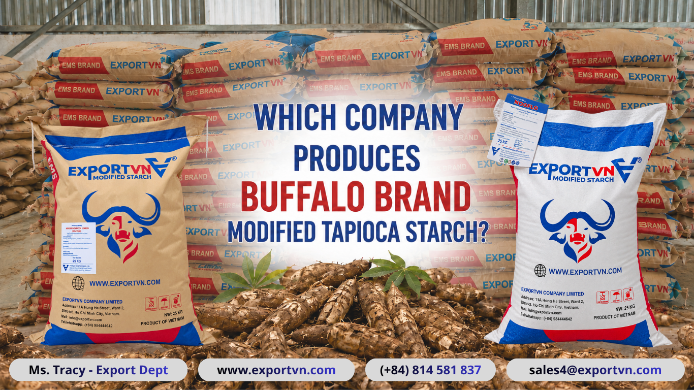 Which Company Produces Buffalo Brand Modified Tapioca Starch